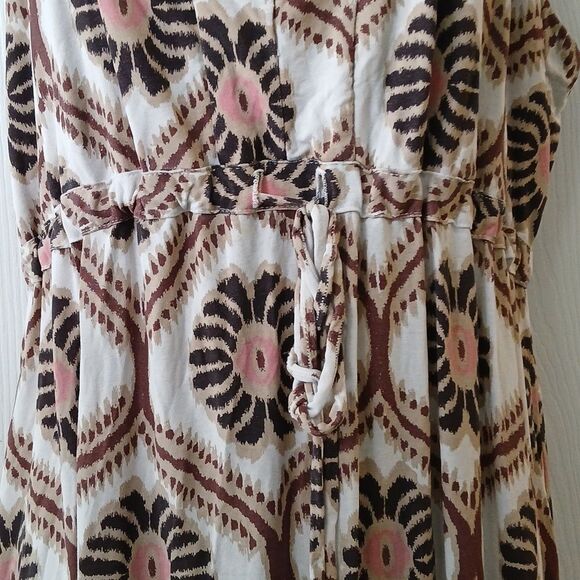 Fresh Produce sleeveless maxi drawstring waist dress summer beach Sz L - Picture 4 of 9